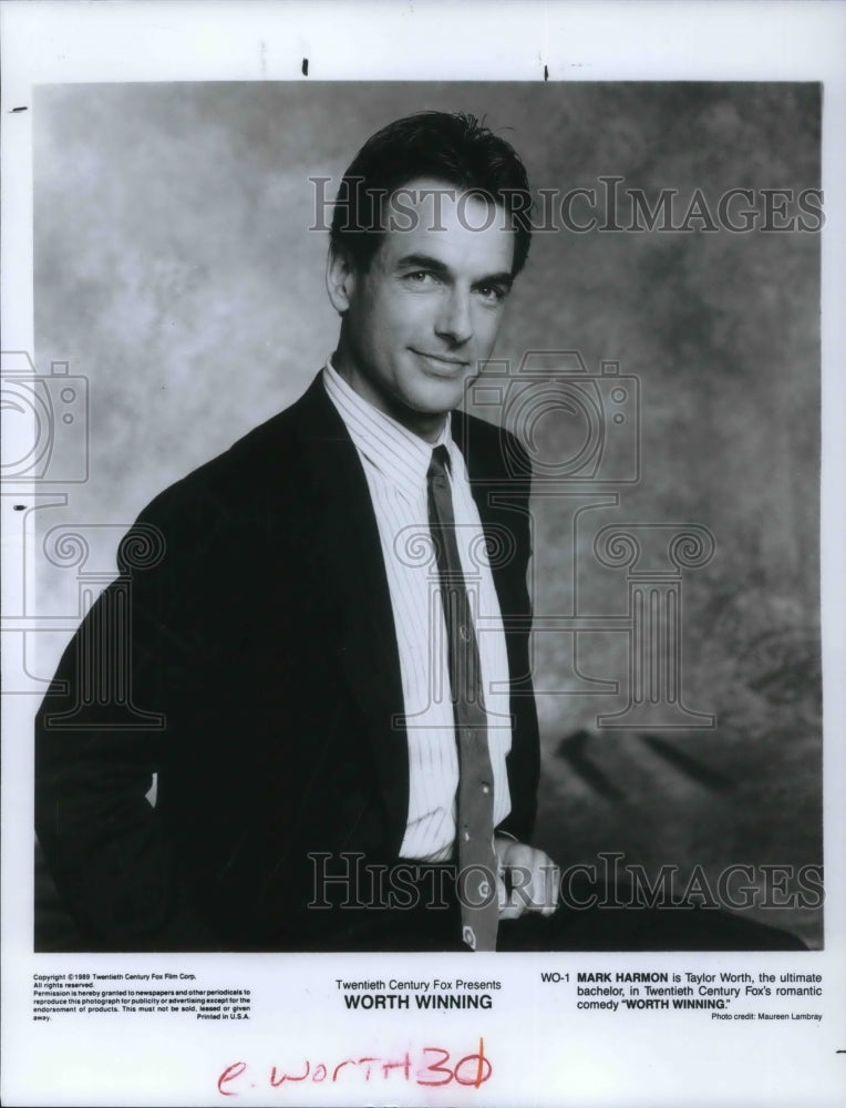 1989, Mark Harmon In Worth Winning - cvp17160 - Historic Images