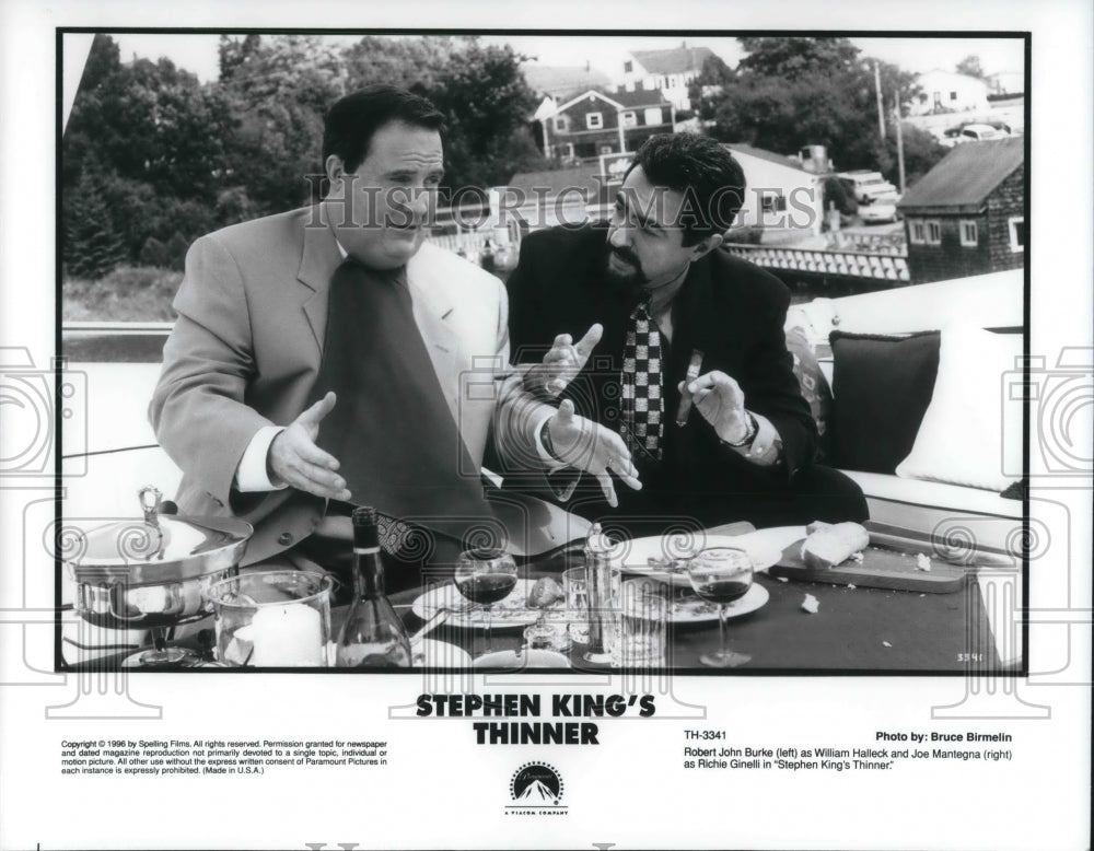 1996, Robert John Burke and Joe Mantegna in Thinner - cvp22582 - Historic Images