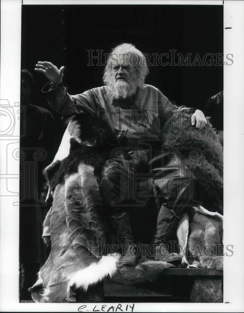 1989 Hal Holbrook in King Lear-Historic Images