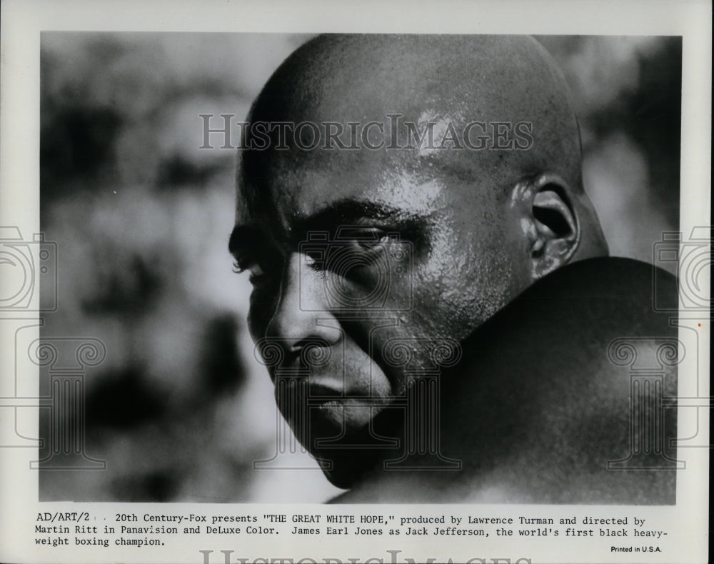 1971 Press Photo James Earl Jones in &quot;The Great White Hope&quot; - cvp26865 - Historic Images