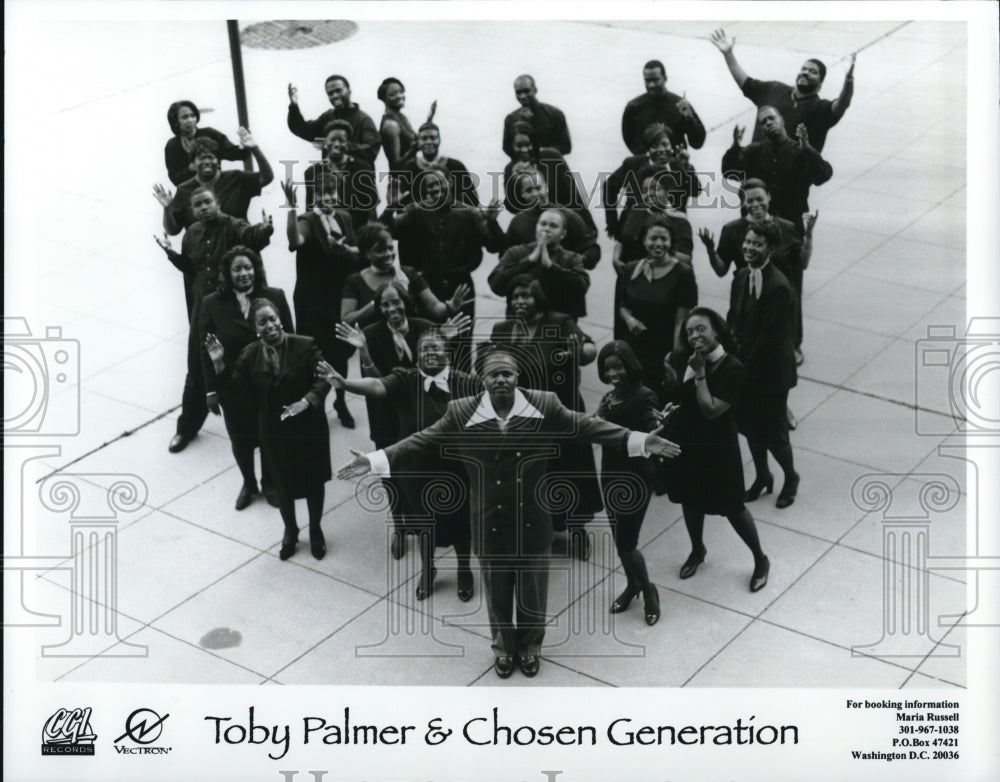 Undated Press Photo Toby Palmer &amp; The Chosen Generation- Historic Images