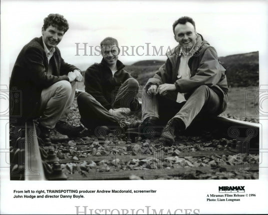 1996 Press Photo producer Andrew Macdonald, screenwriter John Hodge Danny Boyle - Historic Images