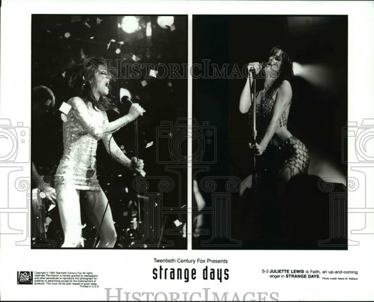 1995 Press Photo Juliette Lewis in Strange Days - cvp29039 - Historic Images