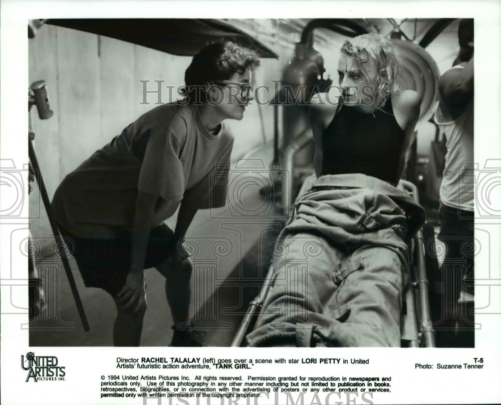 1994 Press Photo Tank Girl and Jet Girl Lori Petty and Rachel Talay - cvp29067 - Historic Images