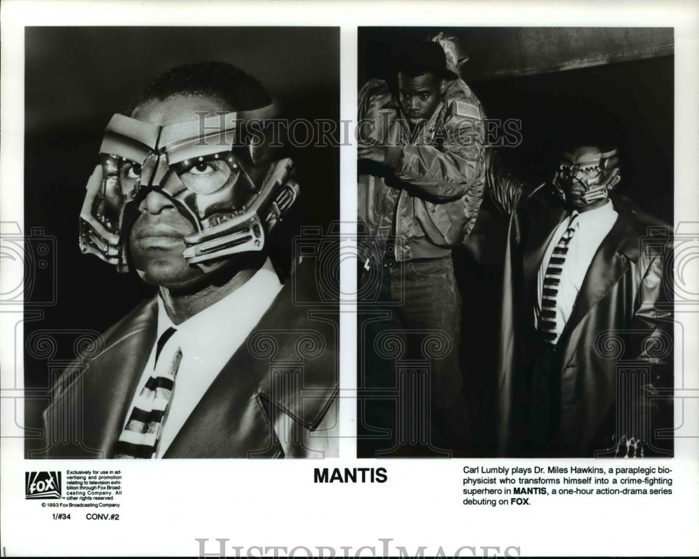 1993, Carl Lumbly in MANTIS - Historic Images