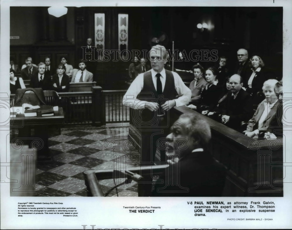 1983 Press Photo Paul Newman &amp; Joe Seneca in The Verdict- Historic Images