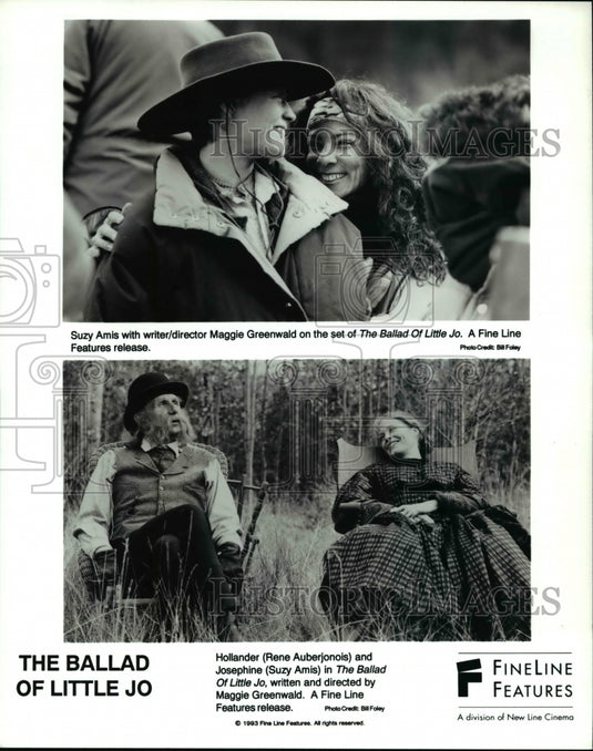 1983 Press Photo Rene Auberjonois & Suzy Amis in The Ballad of Little Jo- Historic Images