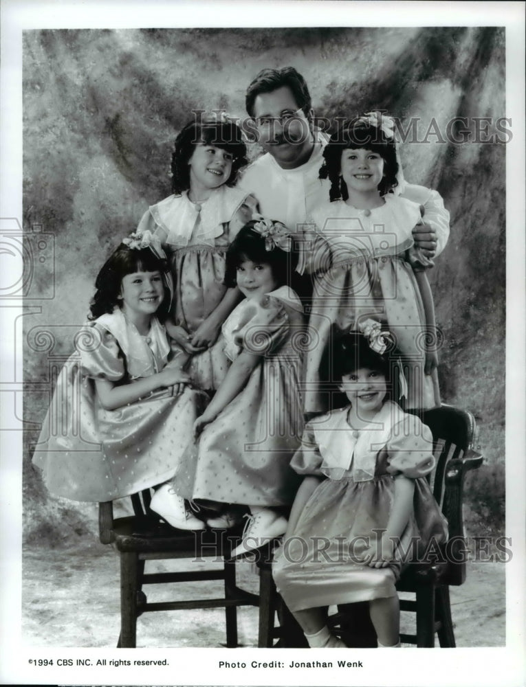 1994, Beau Bridges & Cast Members of Million Dollar Babieis - Historic Images