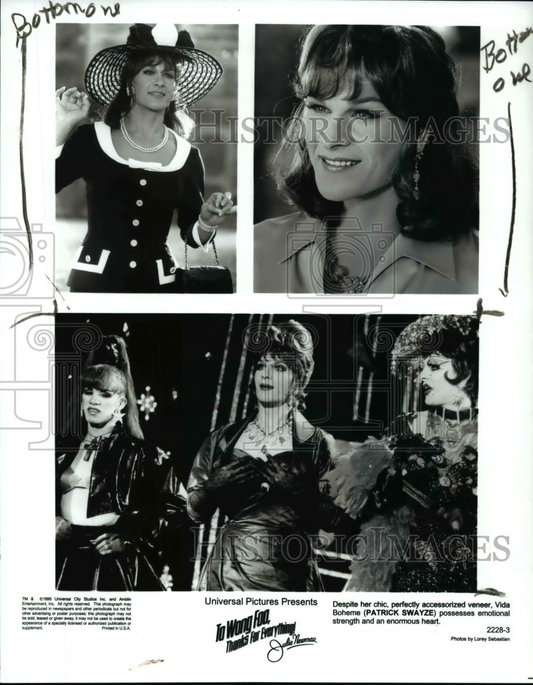 1995, Patrick Swazye "To Wong Foo, Thanks For Everything" - cvp29785 - Historic Images