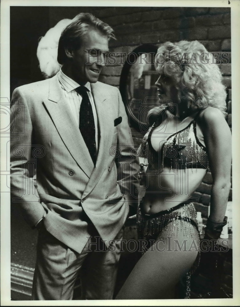 1986 Corbin Bernsen and Judy Landers on L. A. Law  - Historic Images