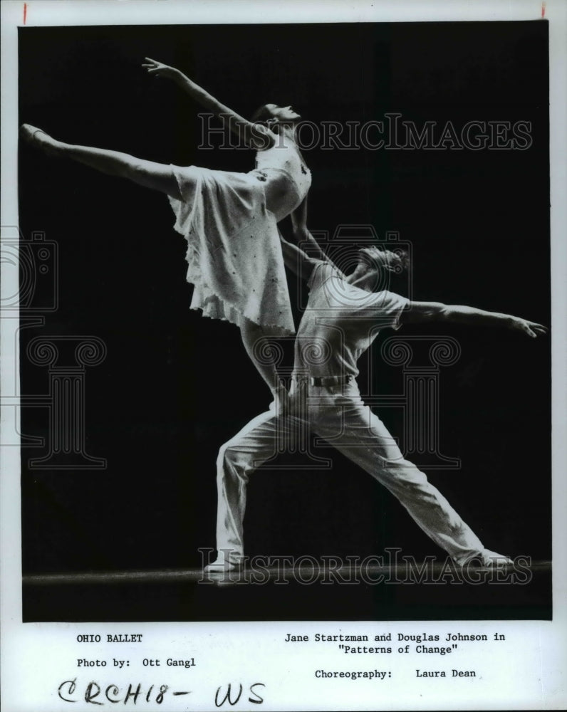 1985 Press Photo James Starzman Douglas Johnson Patterns Of Change - cvp30134- Historic Images