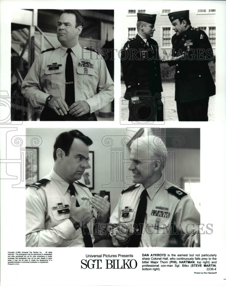 1996, Steve Martin &amp; Dan Akroyd in Sgt Bilko - cvp30188 - Historic Images