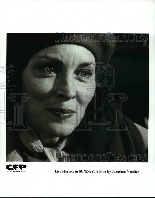 Press Photo Lisa Harrow in Sunday - Historic Images