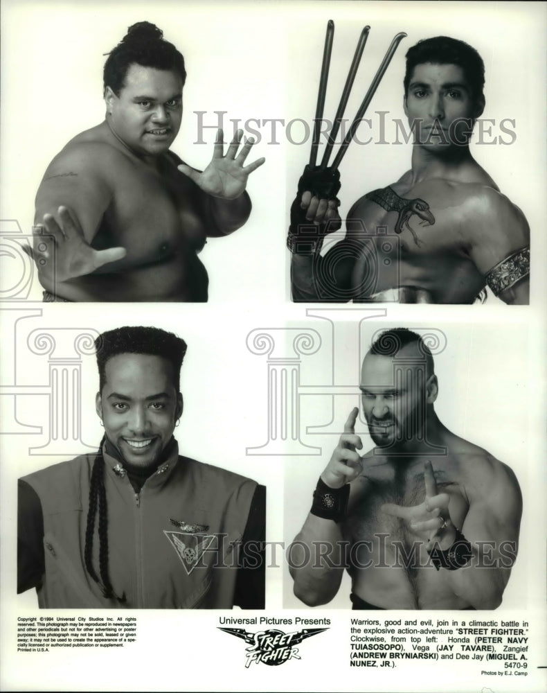Press Photo Universal Pictures presents Street Fighter starring Jay Tavare, - Historic Images