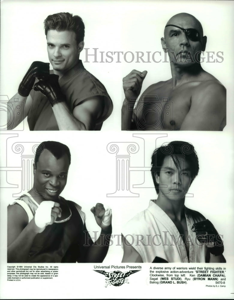 Press Photo Universal Pictures presents Street Fighter starring Grand Bush, - Historic Images