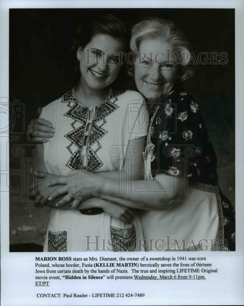 1991 Press Photo Marion Ross Kellie Martin Hidden In Silence - cvp30279 - Historic Images