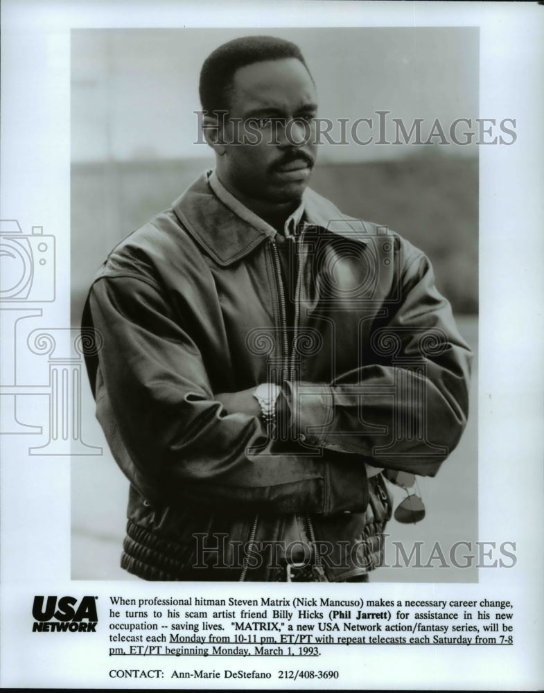 Undated Press Photo Billy Hicks in Matrix Series - Historic Images