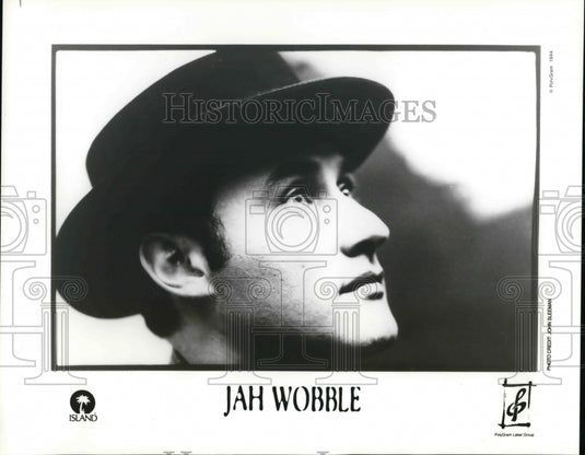 1994 Press Photo Jah Wobble Alternative Rock Bass Guitarist Singer Musician - Historic Images