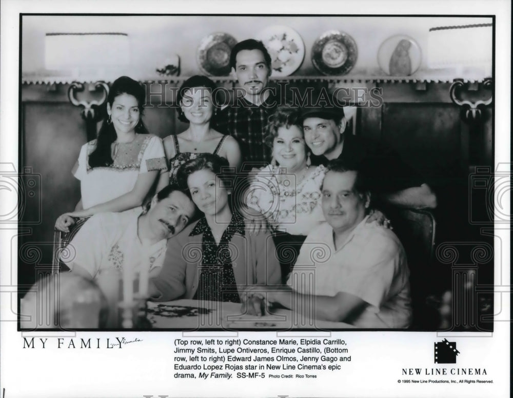 Press Photo Constrance Marie Elpidia Carrillo Jimmy Smitts Lupe Ontiveros-Historic Images