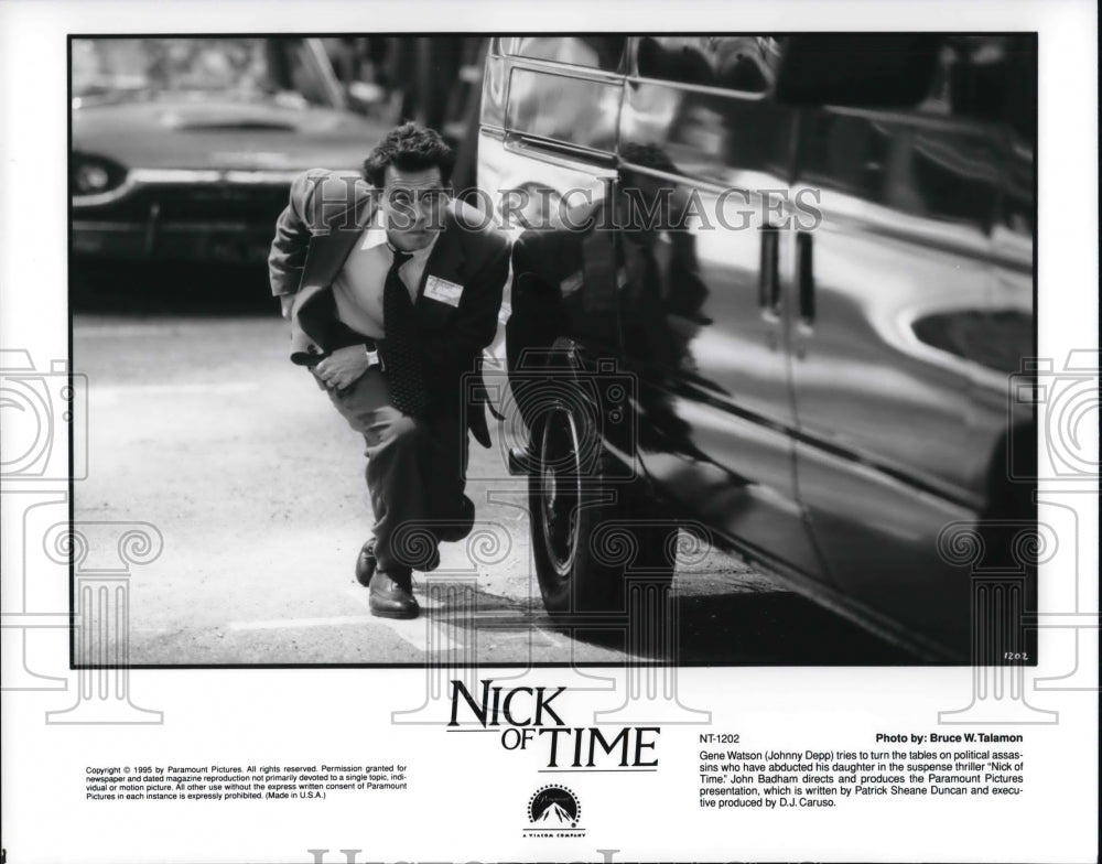 1995, Johnny Depp stars in Nick of Time - cvp30381 - Historic Images