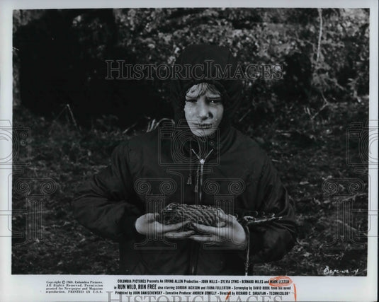 1969 Press Photo Mark Lester in Run Wild, Run Free - Historic Images