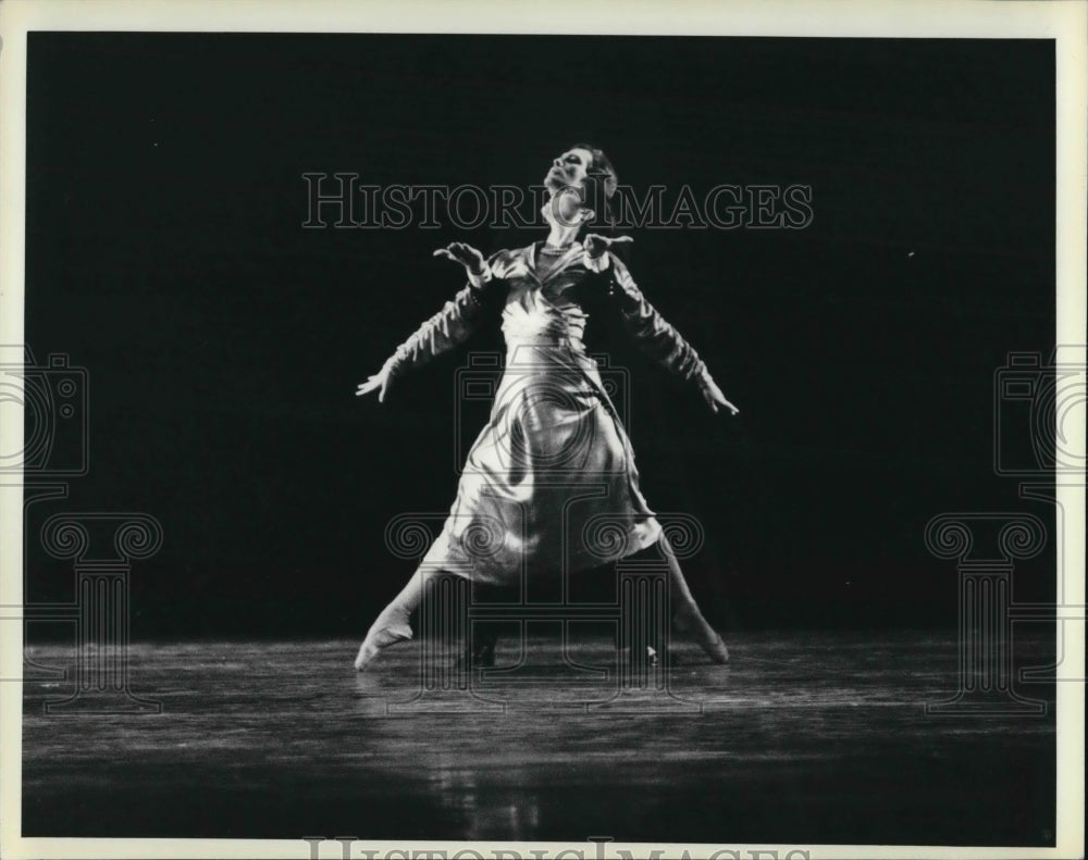1987 Press Photo Jane Startzman in Songs Without Words - Historic Images
