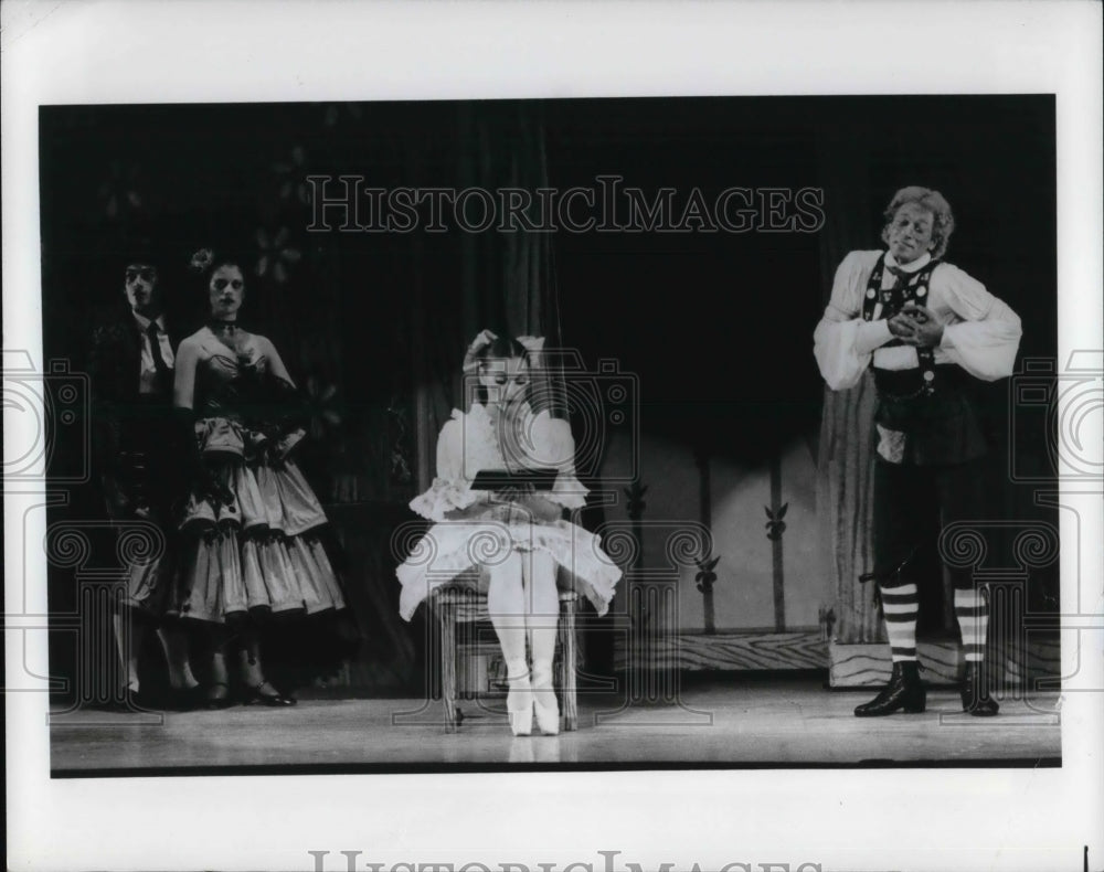 Press Photo Ohio Ballet&#39;s Company in Coppelia - Historic Images