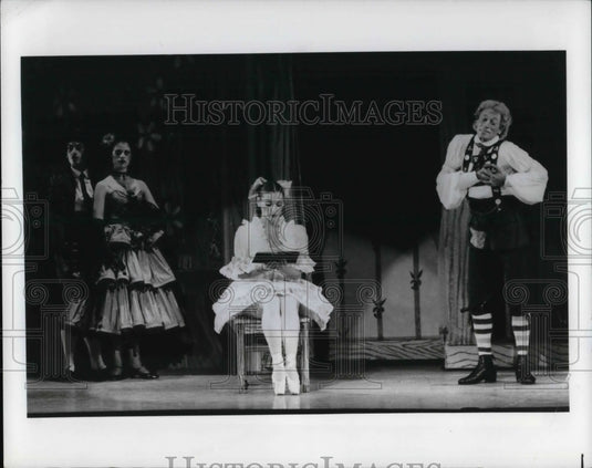 Press Photo Ohio Ballet's Company in Coppelia - Historic Images