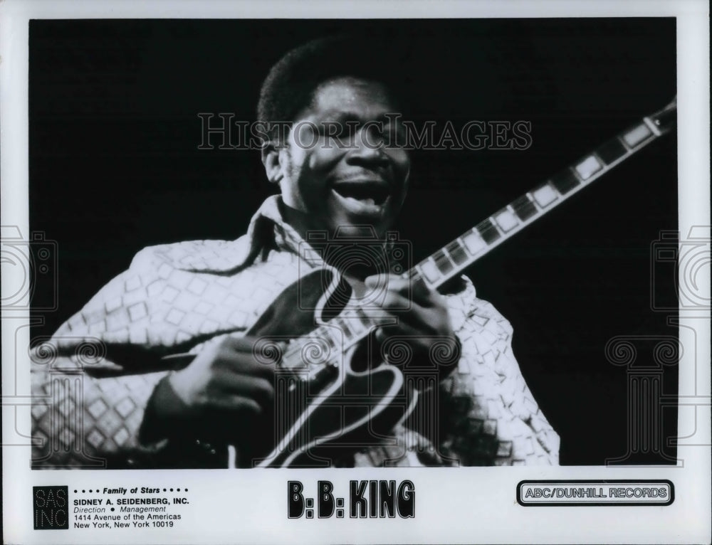 Press Photo B.B. King - Historic Images