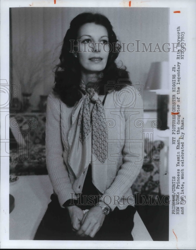 1978 Princess Yasmin Khan Daughter of Rita Hayworth - Historic Images