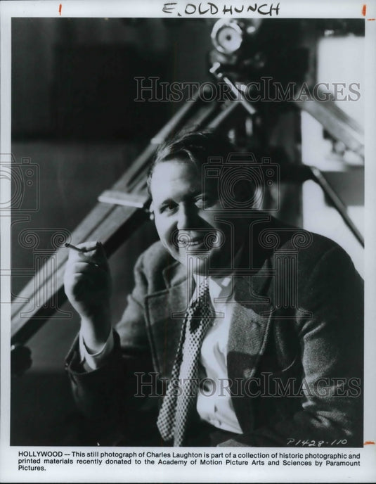 1981 Press Photo Charles Laughton English Stage and Film Actor Director - Historic Images