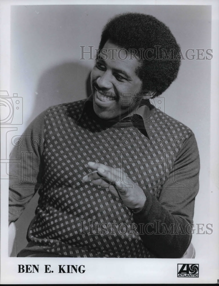 Press Photo Ben E. King - Historic Images