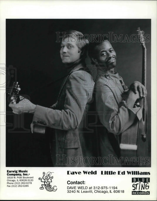 Press Photo Dave Weld Little Ed Williams - cvp30582 - Historic Images