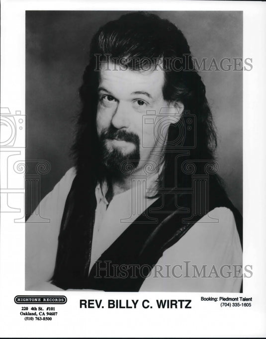Press Photo Reverend Billy C Wirtz - cvp30616- Historic Images