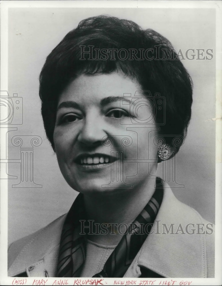 1978 Press Photo Mary Anne Krupsak, lieutenant Governor of New York State - Historic Images