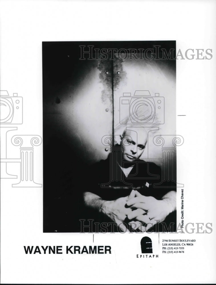 1996, Wayne Kramer Music Artist - cvp30686 - Historic Images