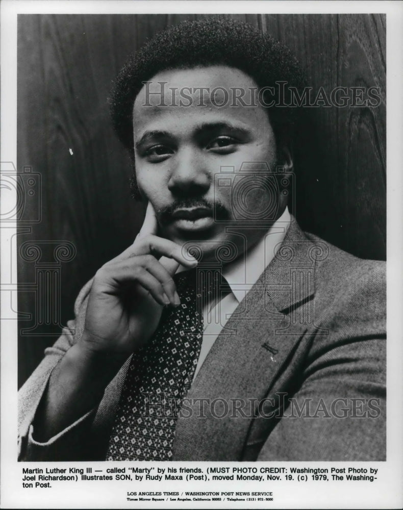1979 Press Photo Martin Luther King III - Historic Images