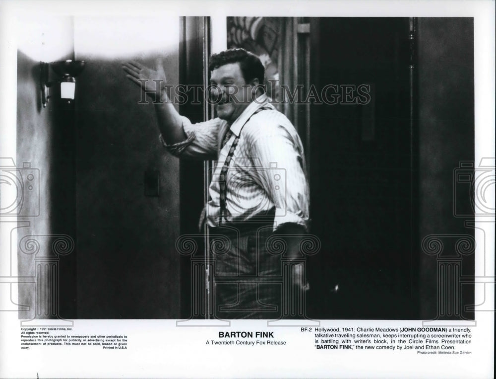 1992, John Goodman in Barton Fink - cvp30855 - Historic Images