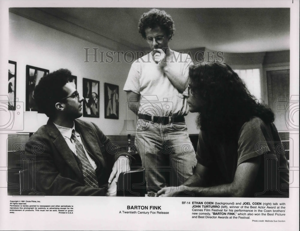 1992, Ethan &amp; Joel Coen, John Turturro in Barton Fink - cvp30859 - Historic Images