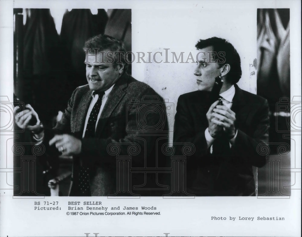 1987 James Woods &amp; Brian Dennehy in Best Seller  - Historic Images