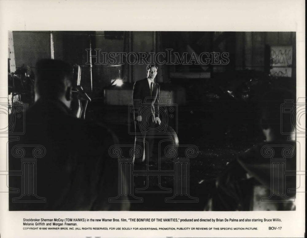 1990 Press Photo Tom Hanks in The Bonfire of the Vanities - cvp30935 - Historic Images