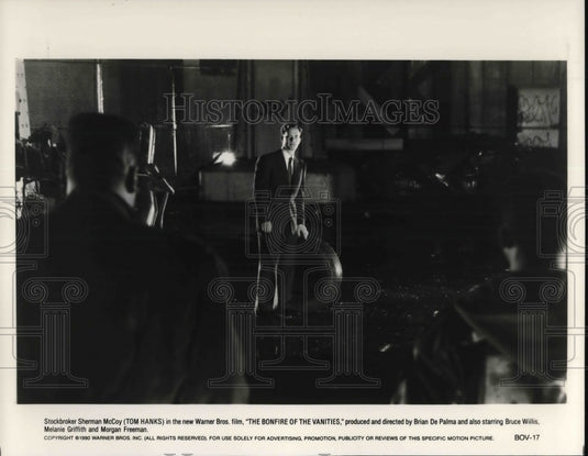1990 Press Photo Tom Hanks in The Bonfire of the Vanities - cvp30935 - Historic Images