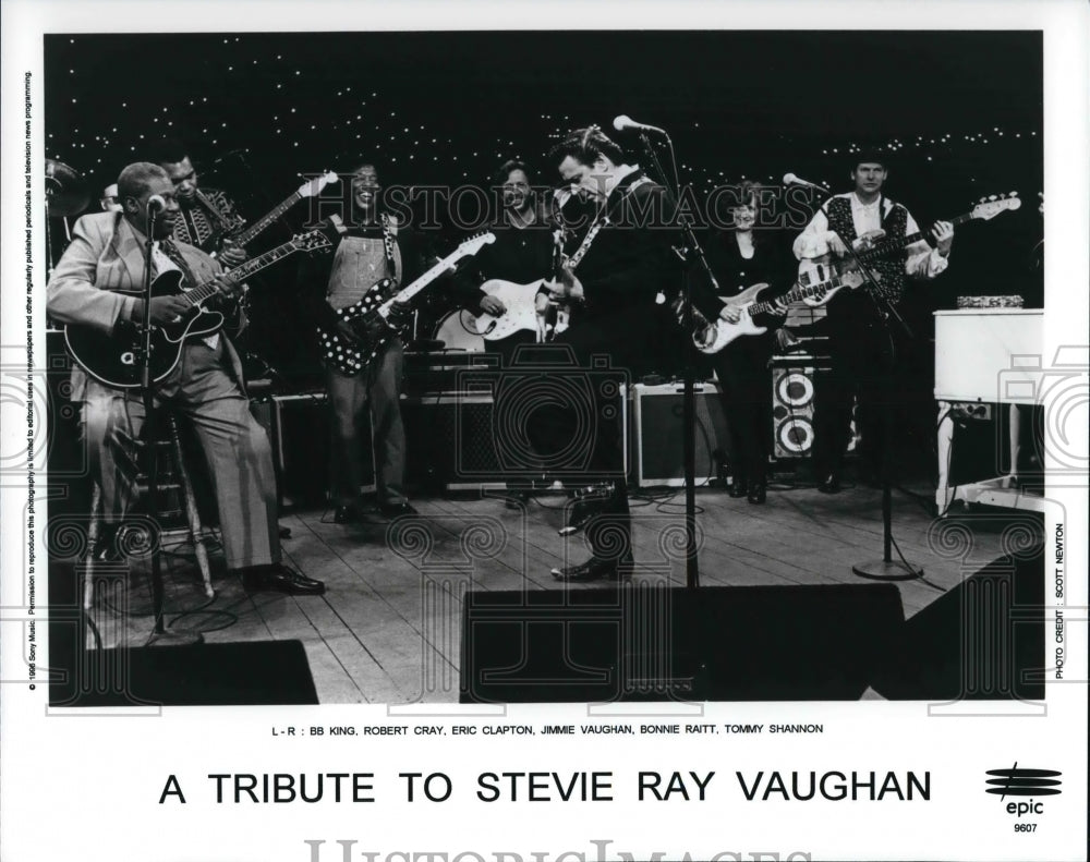 Press Photo A Tribute to Stevie Ray Vaughan - Historic Images