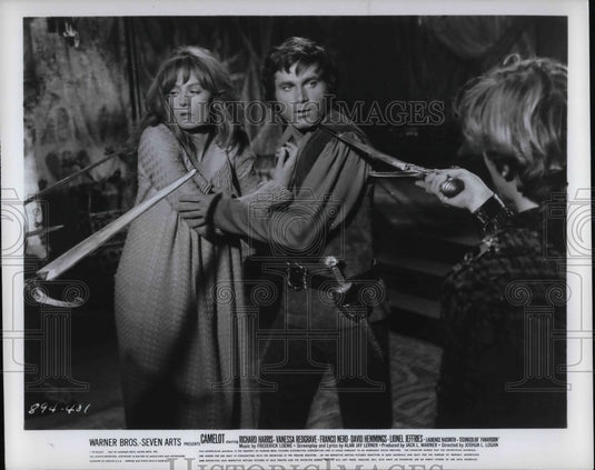 1968 Press Photo Movie Camelot Vanessa Redgrave Franco Nero - Historic Images