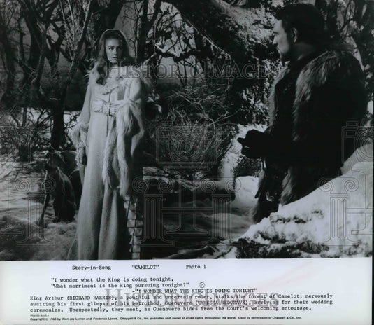 1968 Press Photo Camelot Richard Harris Vanessa Redgrave - Historic Images