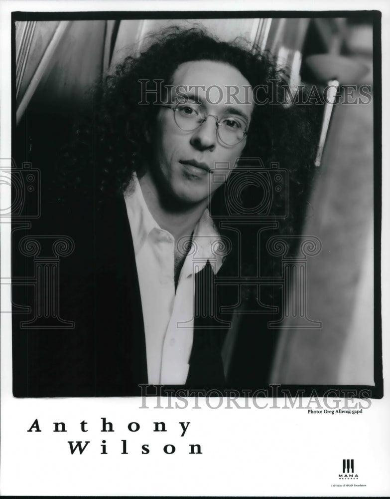 Press Photo Singer Anthony Wilson - Historic Images