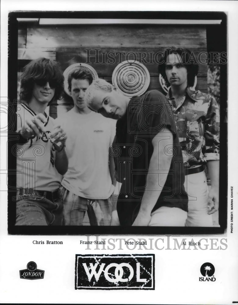 Press Photo Chris Barton, Franz Stahl, Peter Stahl, Al Bloch in &quot;Wool&quot; - Historic Images