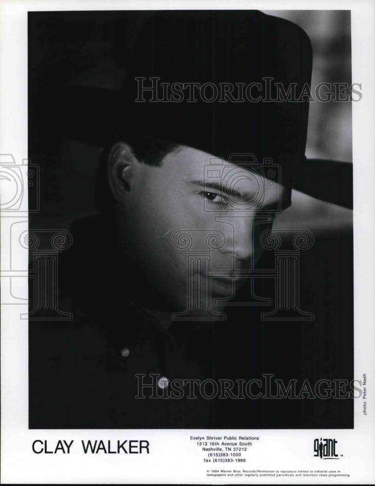 Press Photo Clay Walker Music Artist - Historic Images