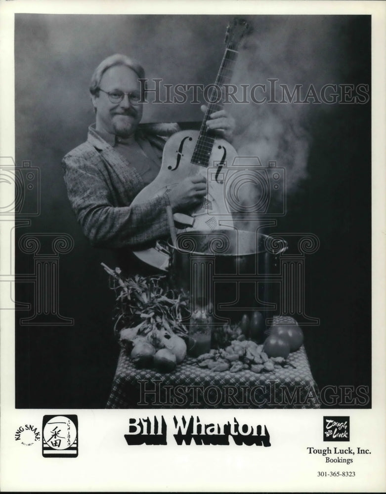 Press Photo Bill Wharton Musician - Historic Images