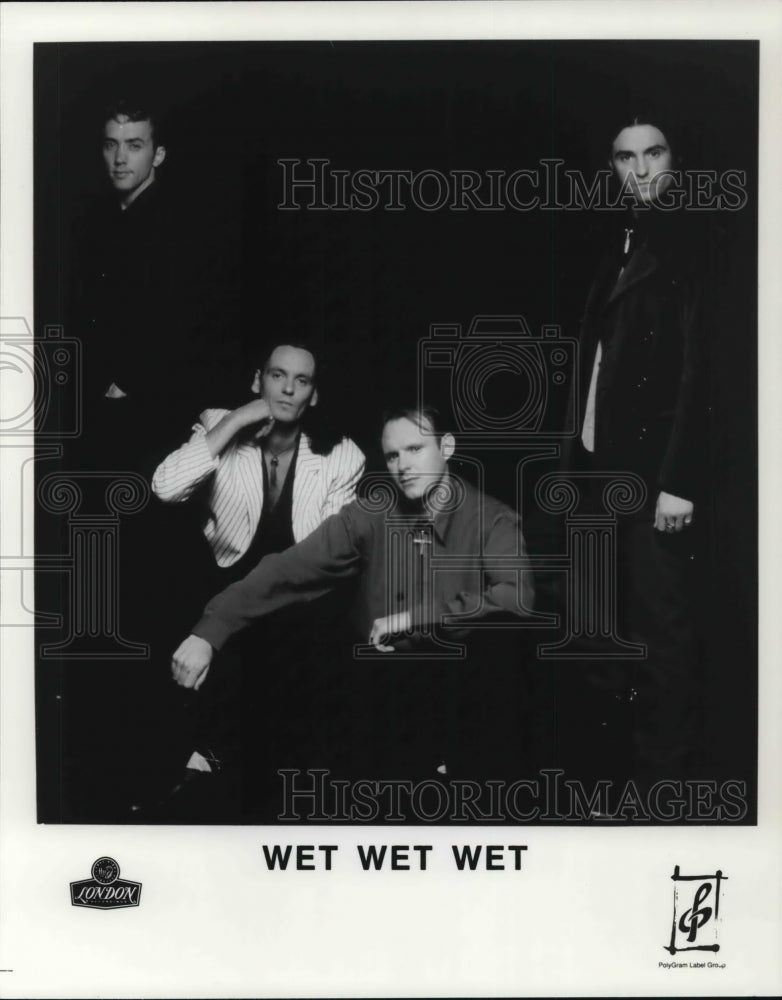 Press Photo Wet Wet Wet Music Group - Historic Images